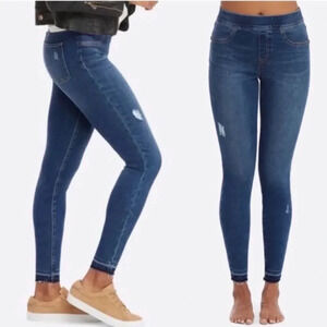 Spanx Distressed Ankle Skinny Jeans